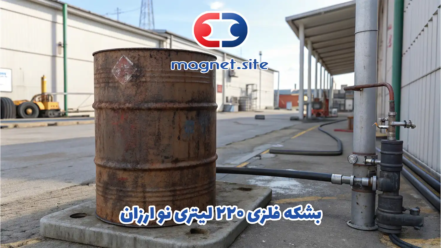 بشکه فلزی ۲۲۰ لیتری نو ارزان